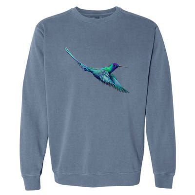 Hummingbird From A Splash Garment-Dyed Sweatshirt