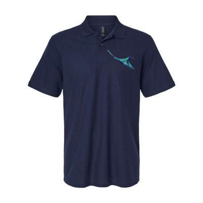 Hummingbird From A Splash Softstyle Adult Sport Polo