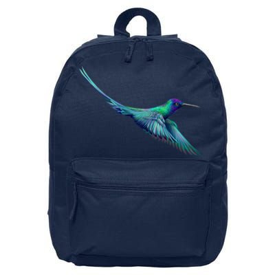 Hummingbird From A Splash 16 in Basic Backpack