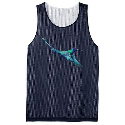 Hummingbird From A Splash Mesh Reversible Basketball Jersey Tank