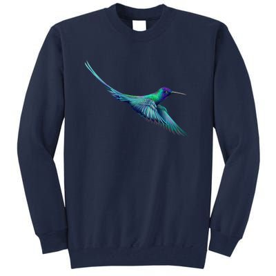 Hummingbird From A Splash Tall Sweatshirt