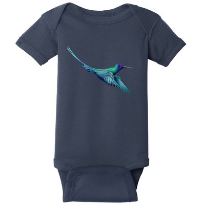 Hummingbird From A Splash Baby Bodysuit