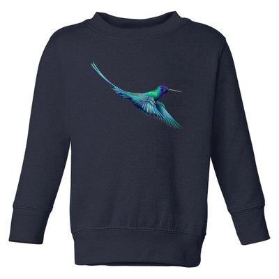 Hummingbird From A Splash Toddler Sweatshirt