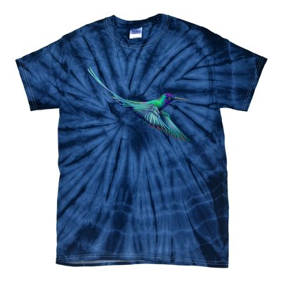 Hummingbird From A Splash Tie-Dye T-Shirt