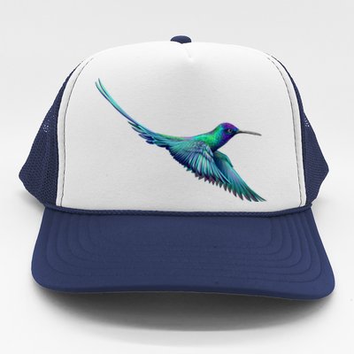 Hummingbird From A Splash Trucker Hat