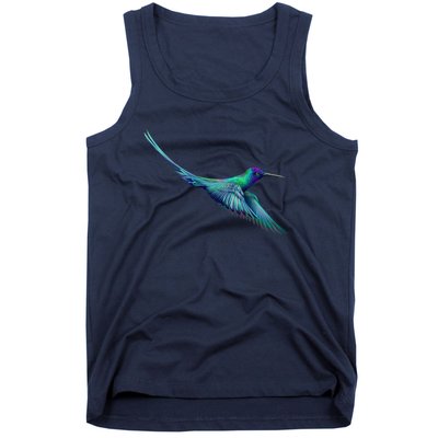 Hummingbird From A Splash Tank Top