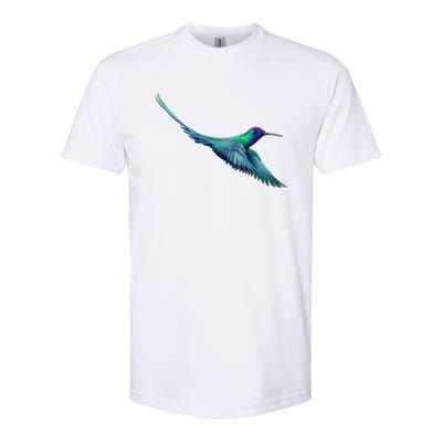 Hummingbird From A Splash Softstyle CVC T-Shirt