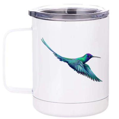 Hummingbird From A Splash 12 oz Stainless Steel Tumbler Cup