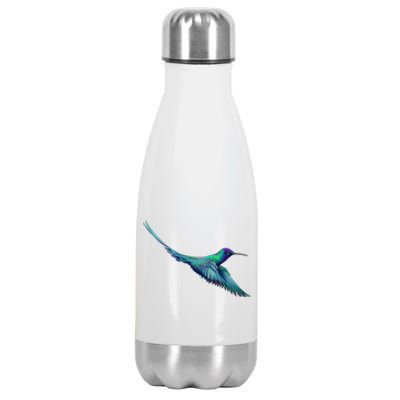 Hummingbird From A Splash Stainless Steel Insulated Water Bottle