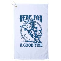 Here For A Good Time Rodeo Country Music Platinum Collection Golf Towel