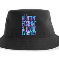 Huntin Fishin And Lovin Everyday Hunting Fishing Loving Sustainable Bucket Hat