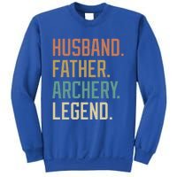 Husband Father Archery Legend Father's Day Birthday Cute Gift Sweatshirt