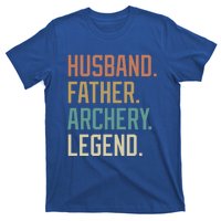 Husband Father Archery Legend Father's Day Birthday Cute Gift T-Shirt