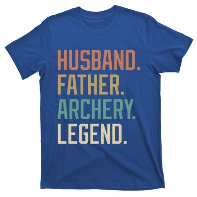 Husband Father Archery Legend Father's Day Birthday Cute Gift T-Shirt