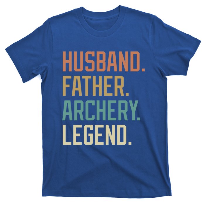 Husband Father Archery Legend Father's Day Birthday Cute Gift T-Shirt