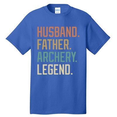 Husband Father Archery Legend Father's Day Birthday Cute Gift Tall T-Shirt