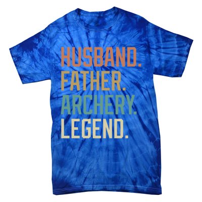 Husband Father Archery Legend Father's Day Birthday Cute Gift Tie-Dye T-Shirt