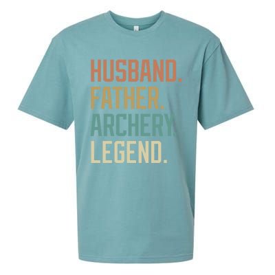 Husband Father Archery Legend Father's Day Birthday Cute Gift Sueded Cloud Jersey T-Shirt