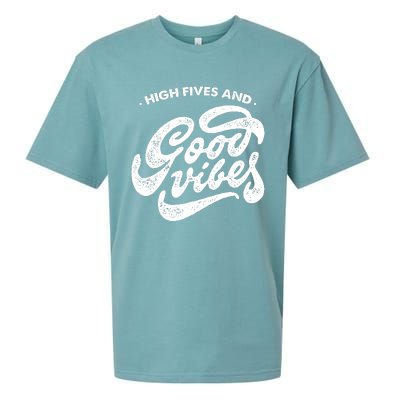 High Fives And Good Vibes Sueded Cloud Jersey T-Shirt