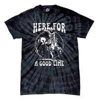 Here For A Good Time Country Western Cowboy Vintage Tie-Dye T-Shirt