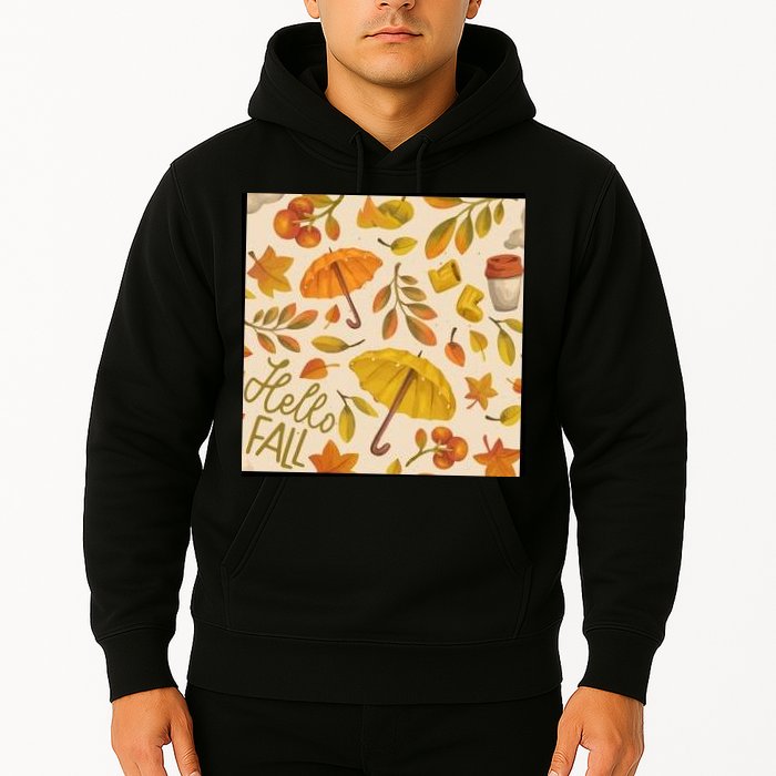 Hello Fall Autumn Season Hoodie
