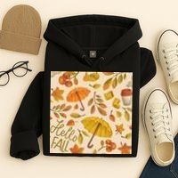 Hello Fall Autumn Season Hoodie