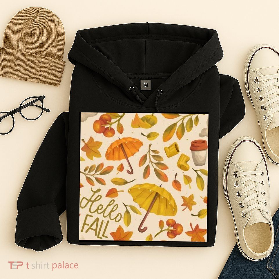 Hello Fall Autumn Season Hoodie