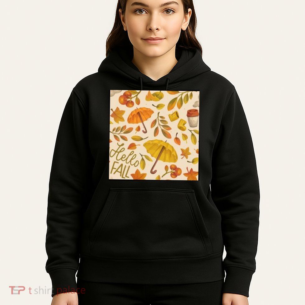 Hello Fall Autumn Season Hoodie