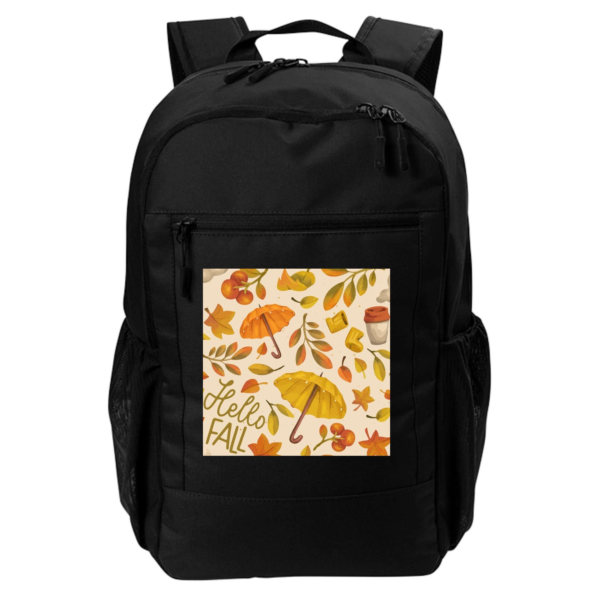 Hello Fall Autumn Season Backpack