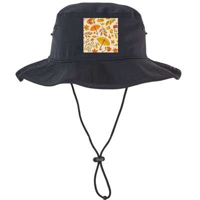 Hello Fall Autumn Season Bucket Hat