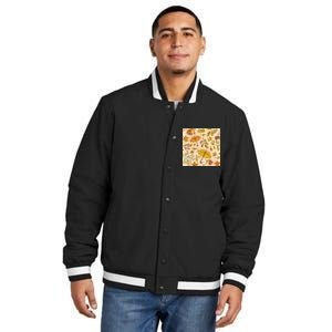 Hello Fall Autumn Season Insulated Varsity Jacket