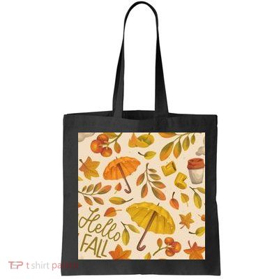 Hello Fall Autumn Season Bag