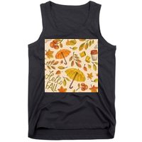 Hello Fall Autumn Season Tank Top