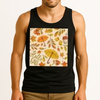 Hello Fall Autumn Season Tank Top