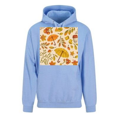 Hello Fall Autumn Season Unisex Surf Hoodie