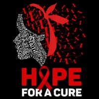 Hope For A Cure Red Ribbon National Hiv Awareness Month City Backpack