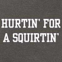 Hurtin For A Squirtin Cotton Canvas Backpack