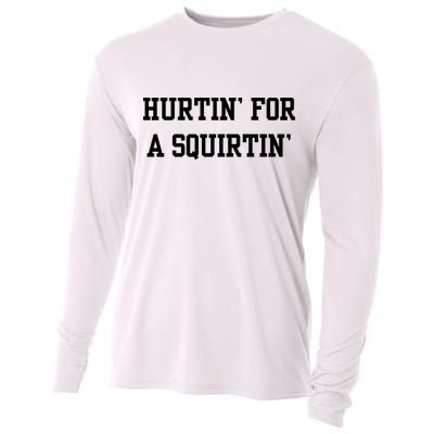 Hurtin For A Squirtin Cooling Performance Long Sleeve Crew