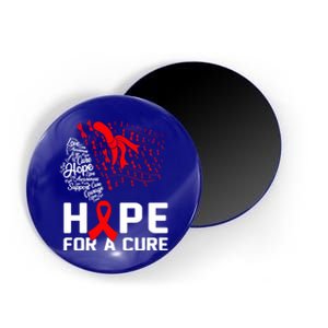 Hope For A Cure National Hiv Awareness Month Red Ribbon Gift Magnet