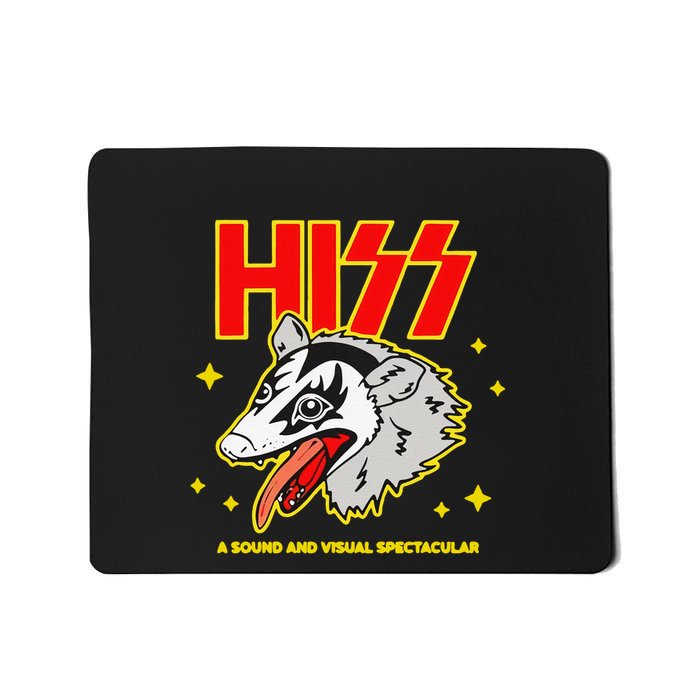 Hiss Funny A Sound And Visual Spectacular Opossum Mousepad