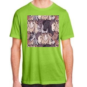 Horses Farm Animal Adult ChromaSoft Performance T-Shirt