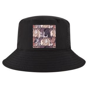 Horses Farm Animal Cool Comfort Performance Bucket Hat