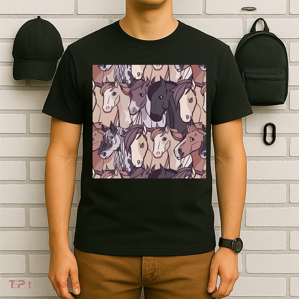 Horses Farm Animal T-Shirt