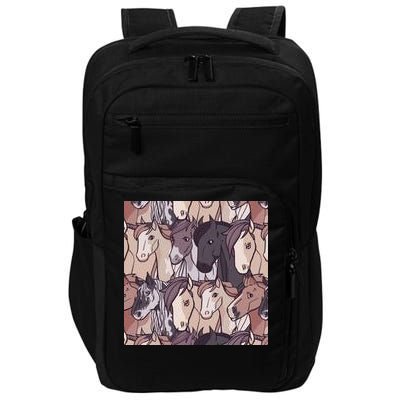 Horses Farm Animal Impact Tech Backpack