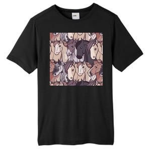 Horses Farm Animal Tall Fusion ChromaSoft Performance T-Shirt