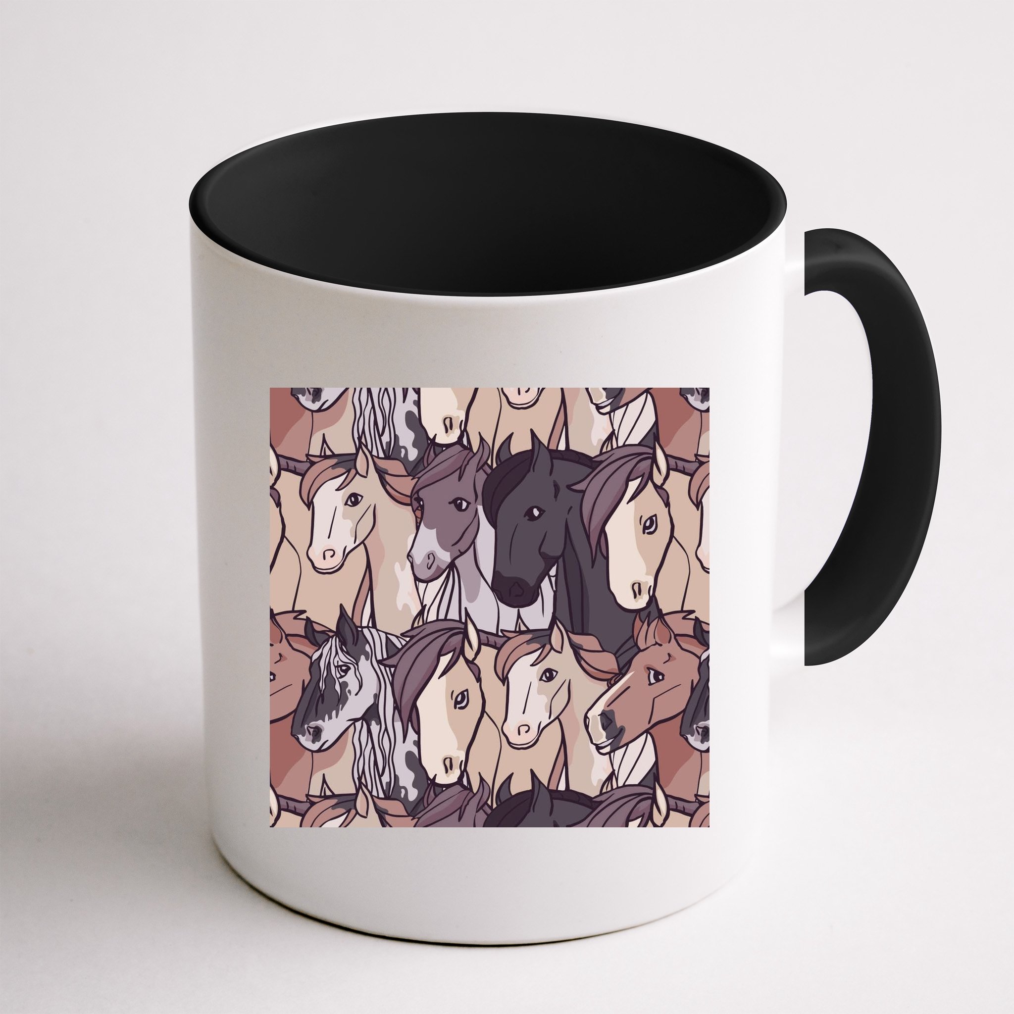 Horses Farm Animal Mug