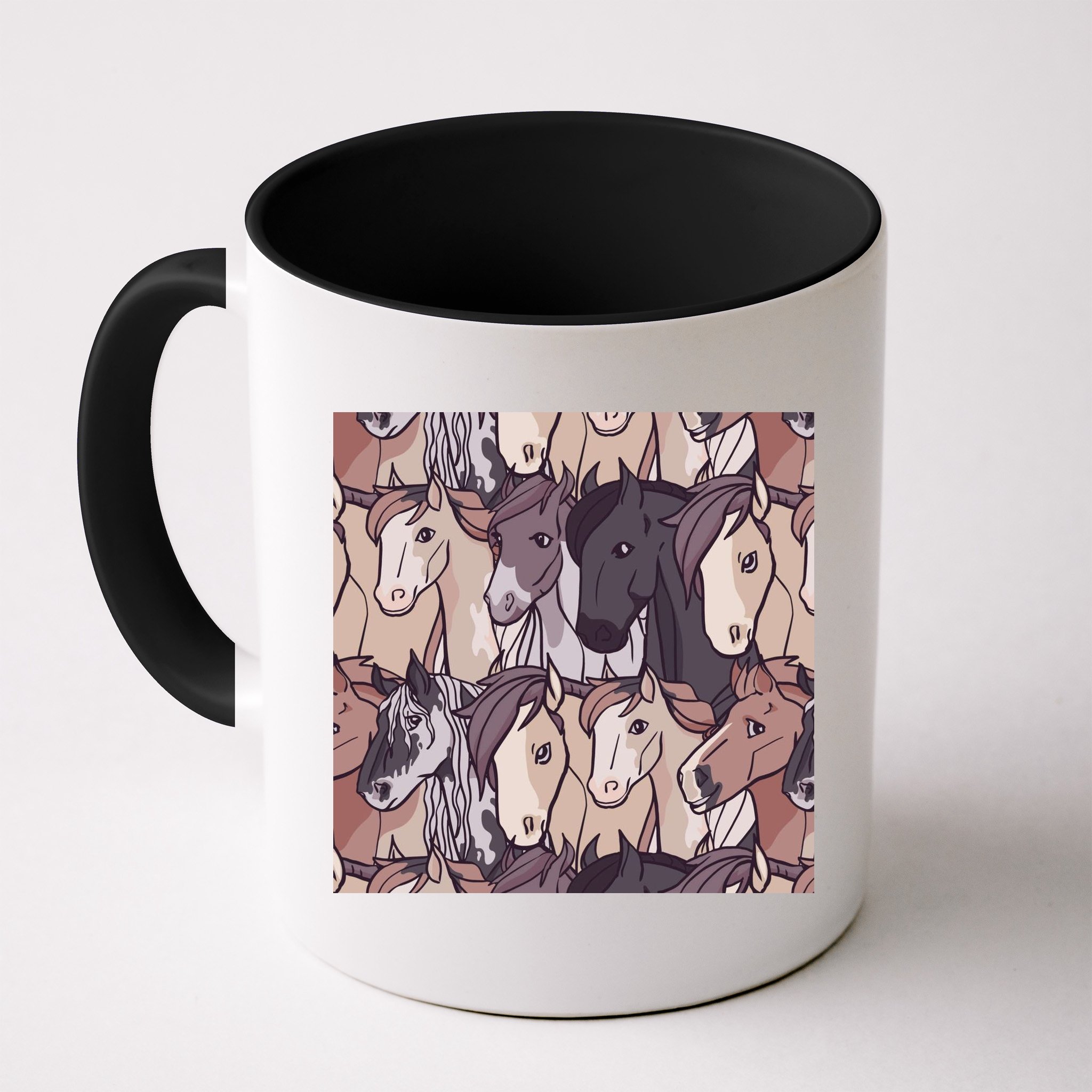 Horses Farm Animal Mug