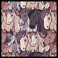 Horses Farm Animal Mug