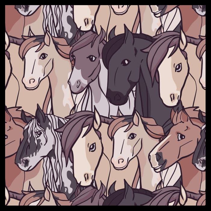 Horses Farm Animal Mug