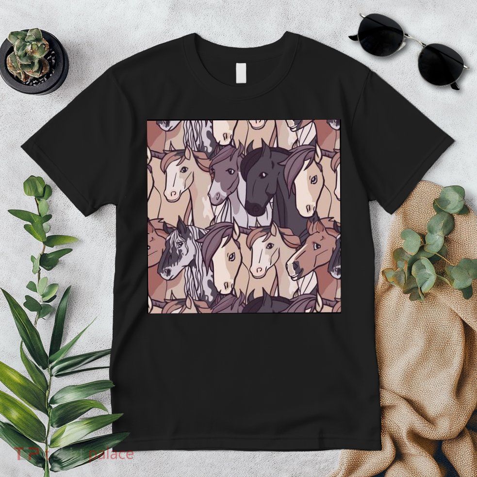 Horses Farm Animal Premium T-Shirt
